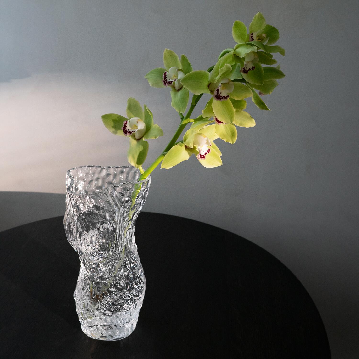 Ostrea Rock Glass vase - klar